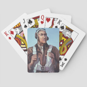 Black Aviators: U.S. WW2 Military Fighting Service Playing Cards