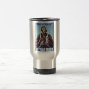 Black Aviators: U.S. WW2 Military Fighting Service Travel Mug