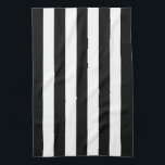 Black Awning Stripe Kitchen Towel<br><div class="desc">Black Awning Stripe</div>