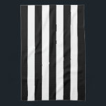 Black Awning Stripe Kitchen Towel<br><div class="desc">Black Awning Stripe</div>