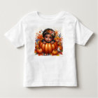 Black Baby Girl In Pumpkin Fall-Themed