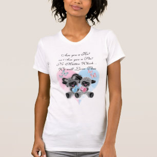 Black Baby Sheep Coeur attend T-shirt