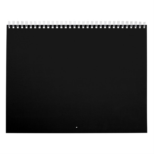 Black Backgrounds on a Calendar (Cover)