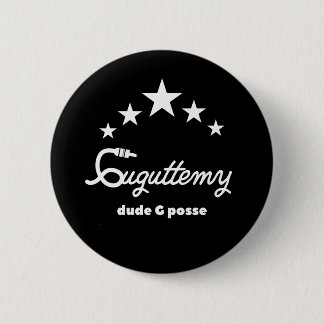 Black badge 2 inch round button