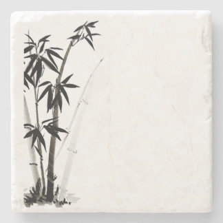 Black Bamboo - Ink Stone Coaster