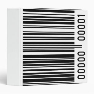 Black Barcode Avery Binder