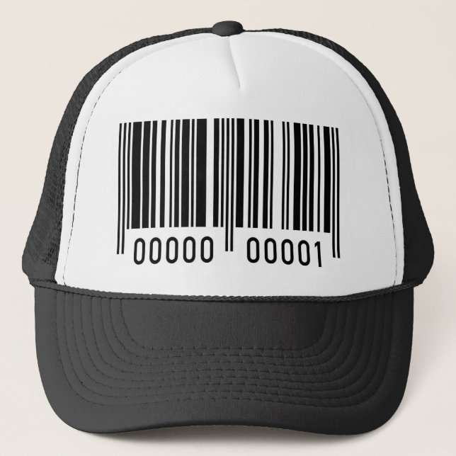 Black Barcode Cap (Front)