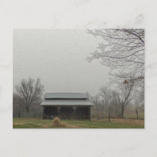 Black Barn Postcard
