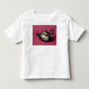 Black basalt teapot toddler t-shirt