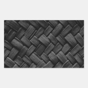 black basket weave pattern sticker