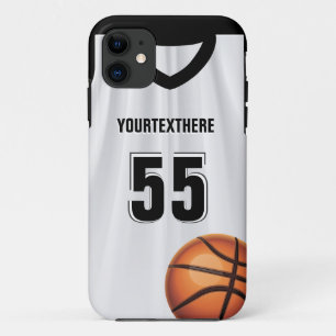 Black BasketBall Dress Name & Number iPhone 11 Case