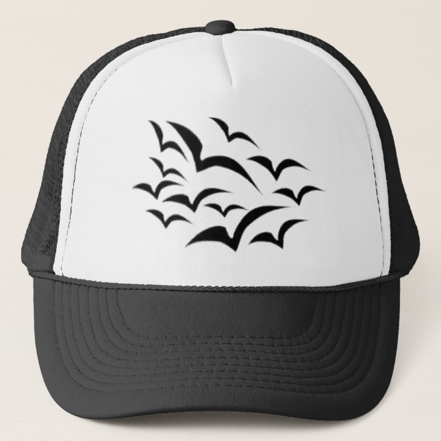 Black Bat Cloud Kids Hat (Front)