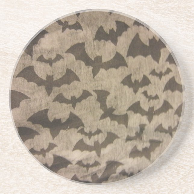 Black Bats Coaster (Front)
