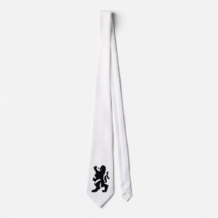 Black Bavarian Lion Tie