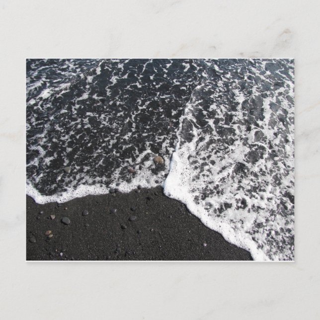 Black Beach Postcard (Front)