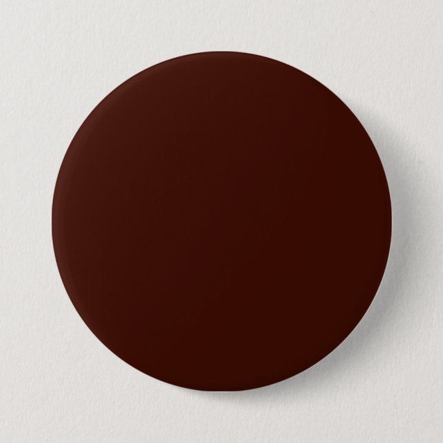 Black bean (solid colour) 3 inch round button (Front)