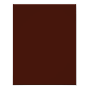 Black bean (solid colour) photo print