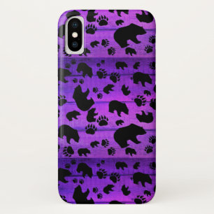 Black Bear Black Bear Paws Case-Mate iPhone Case