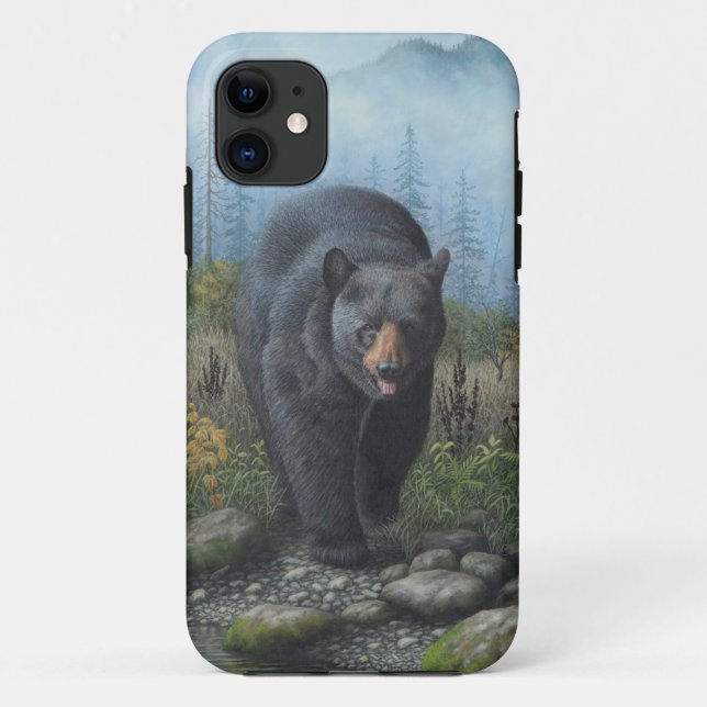 Black Bear Case-Mate iPhone Case (Back)