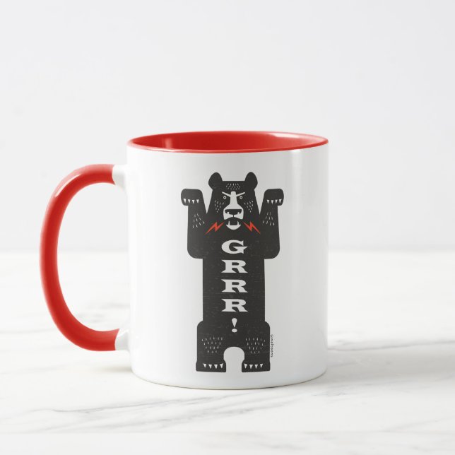 Black Bear Coffee Mug ( GRRR! ) (Left)