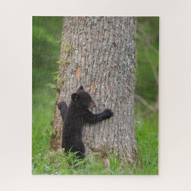 Black Bear Cub | Great Smoky Mountains Jigsaw Puzzle (Vertical)