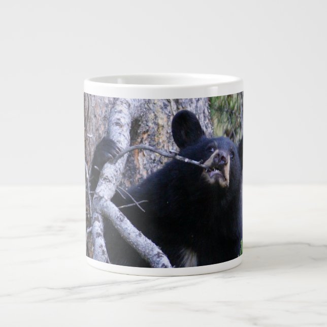 black bear cub large coffee mug (Front)