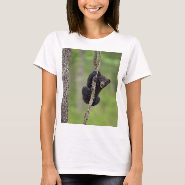 Black bear cub playing, Tennessee T-Shirt (Front)
