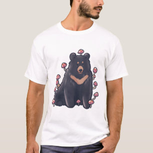 Black bear Delight � Cute Animal Art T-Shirt