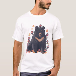 Black bear Delight � Cute Animal Art T-Shirt