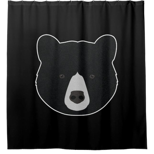Black Bear Face (Front)