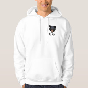 Black Bear Faces Wildlife-Supporter Hoodie