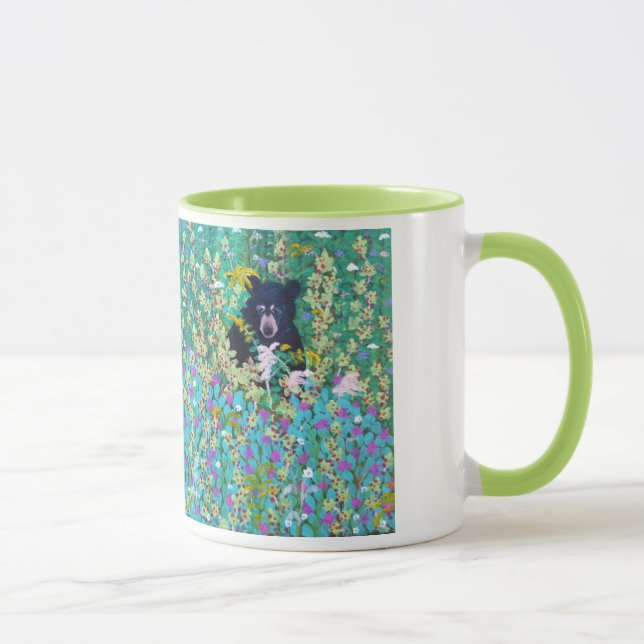 Black Bear in Berry Patch Mug (Right)
