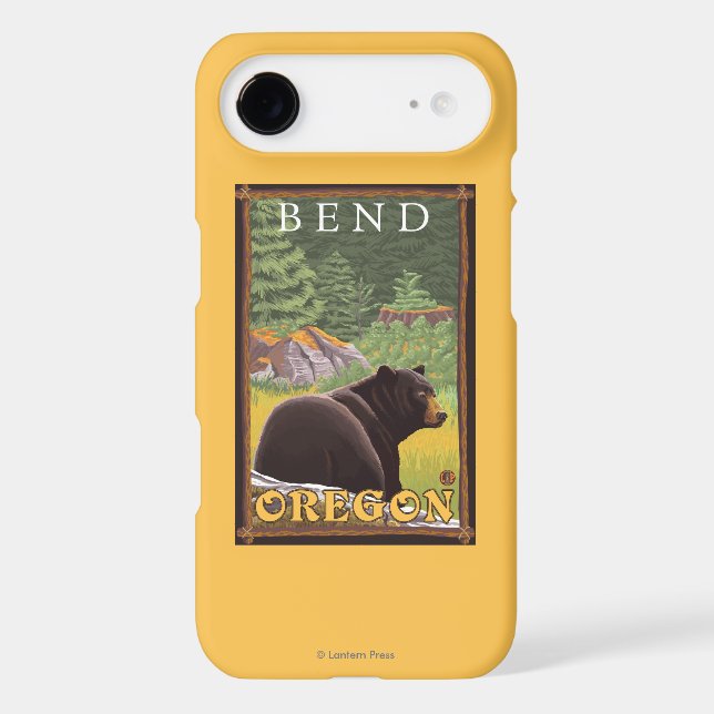 Black Bear in Forest - Bend, Oregon Case-Mate iPhone Case (Back)