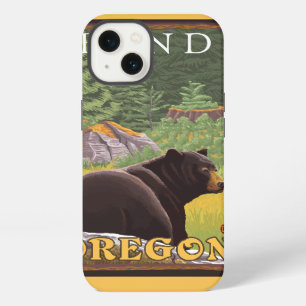 Black Bear in Forest - Bend, Oregon iPhone 13 Case