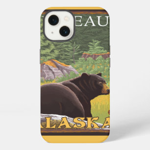 Black Bear in Forest - Juneau, Alaska iPhone 13 Case