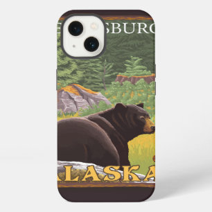 Black Bear in Forest - Petersburg, Alaska iPhone 13 Case