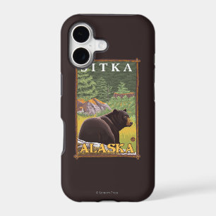 Black Bear in Forest - Sitka, Alaska