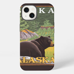Black Bear in Forest - Sitka, Alaska iPhone 13 Case