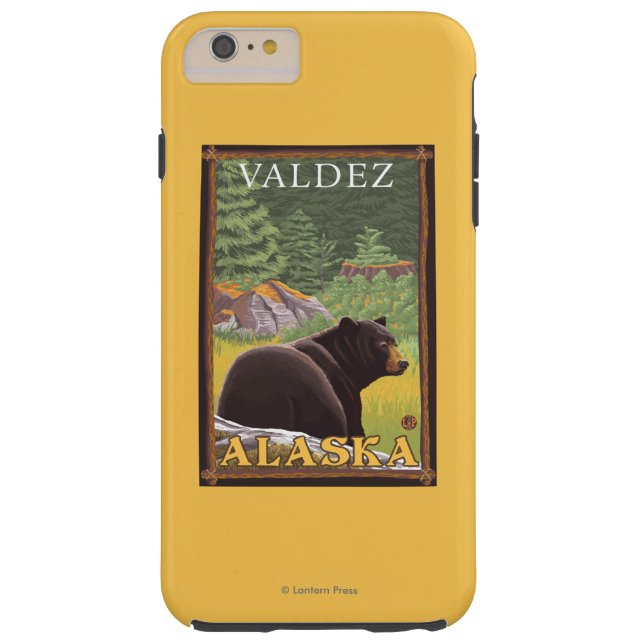 Black Bear in Forest - Valdez, Alaska Case-Mate iPhone Case (Back)