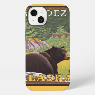 Black Bear in Forest - Valdez, Alaska iPhone 13 Case