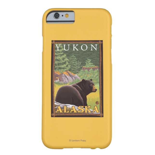 Black Bear in Forest - Yukon, Alaska Case-Mate iPhone Case (Back)