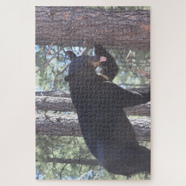 Black Bear Jigsaw Puzzle, 20" x 30", 1014 pieces Jigsaw Puzzle (Vertical)