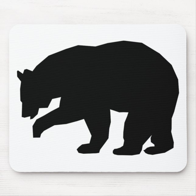 BLACK BEAR MOUSE PAD (Front)