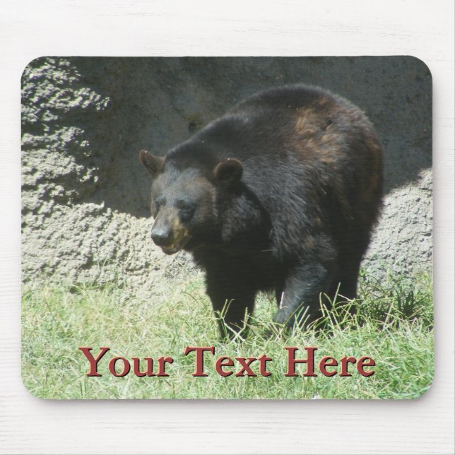 Black Bear Mousepad (Front)