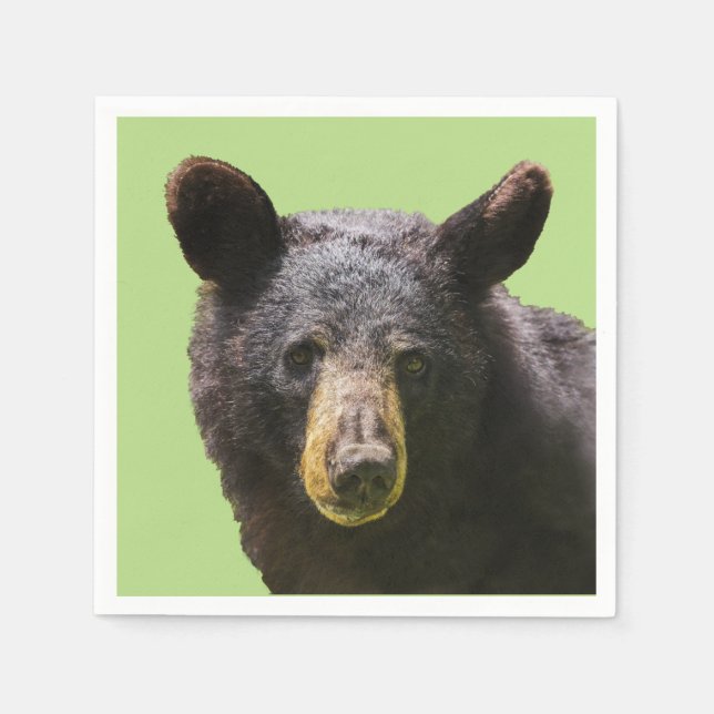 Black Bear Napkin (Front)