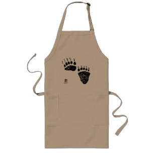 Black Bear Paws - Long Apron