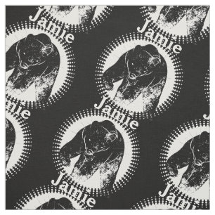 Black Bear Personalized Pattern Fabric