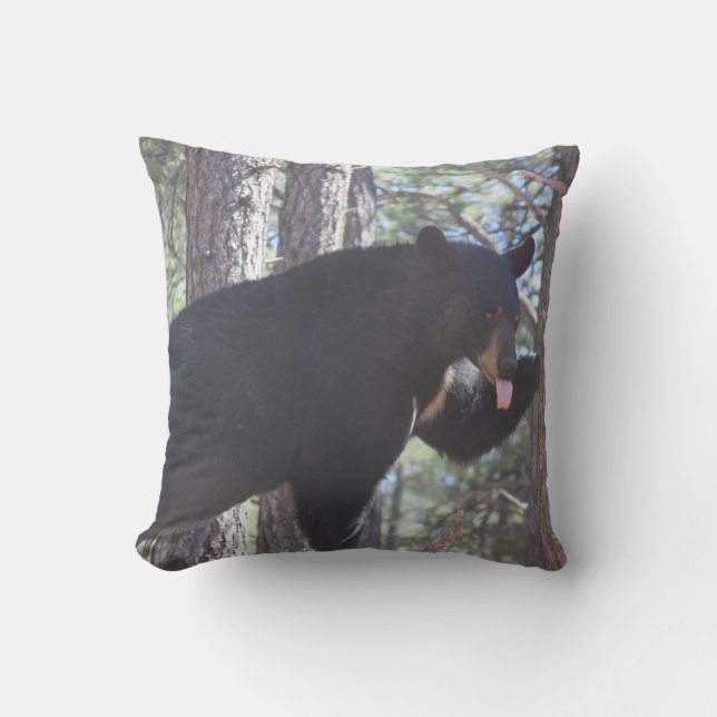 Black Bear Pillow (Front)