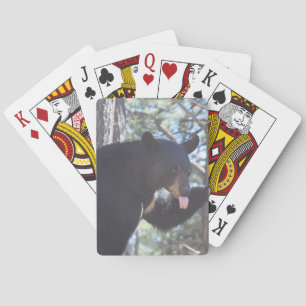 Black Bear playing cards