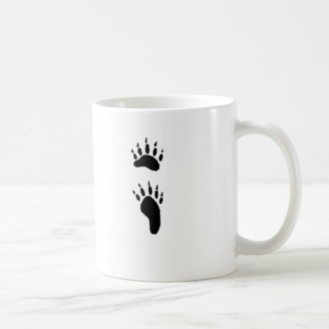 black bear print coffee mug (Right)